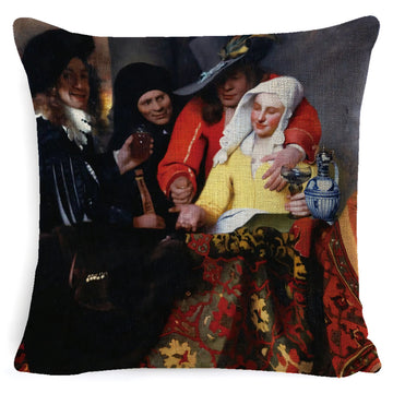 Famous Oil Painting Pillow Cushions - Sofa Pillow