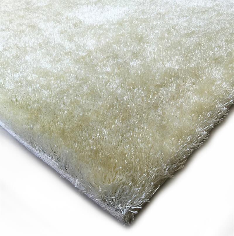 Fuzzy White Area Rug