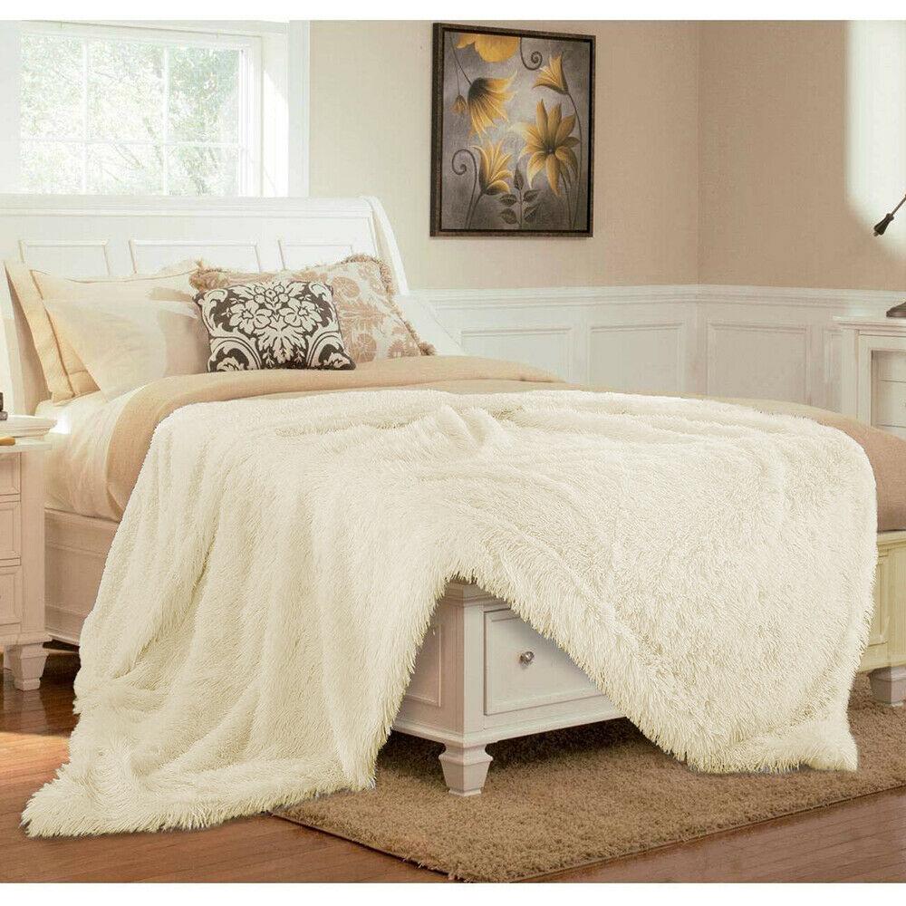 Ultra Soft Faux Fur Throw Blanket