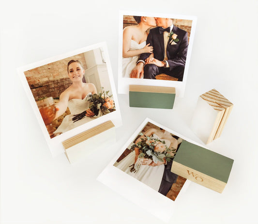 Green Ombre Block Card Holder